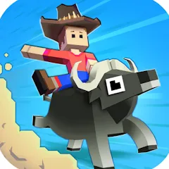 Скачать взломанную Rodeo Stampede: Sky Zoo Safari  [МОД Много монет] - последняя версия apk на Андроид