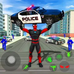 Взломанная Spider Miami Rope Hero Ninja  [МОД Бесконечные деньги] - стабильная версия apk на Андроид