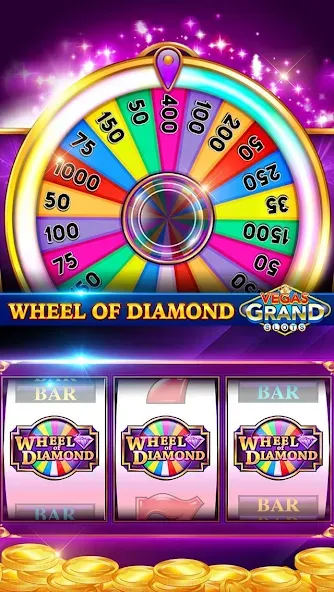 Vegas Grand Slots:Casino Games (Вегас Гранд Слоты)  [МОД Много монет] Screenshot 4