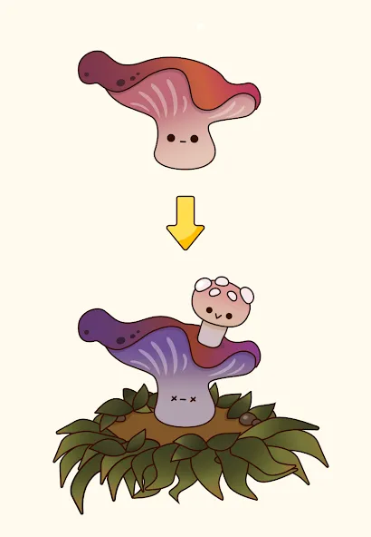 Mushroom Stories Clicker  [МОД Все открыто] Screenshot 2