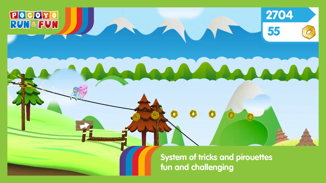 Pocoyo Run & Fun: Cartoon Jump  [МОД Mega Pack] Screenshot 4