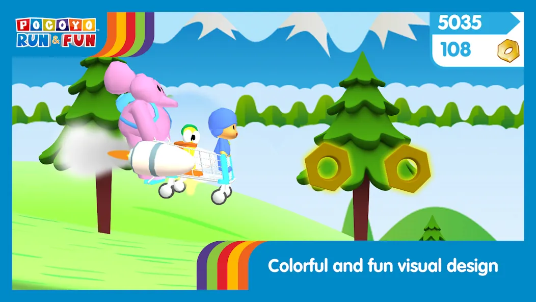 Pocoyo Run & Fun: Cartoon Jump  [МОД Mega Pack] Screenshot 5