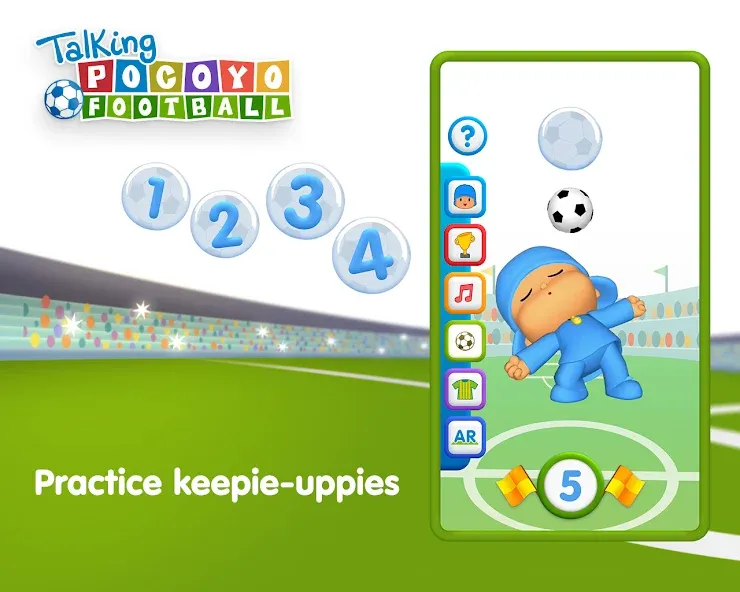 Talking Pocoyo Football  [МОД Mega Pack] Screenshot 5