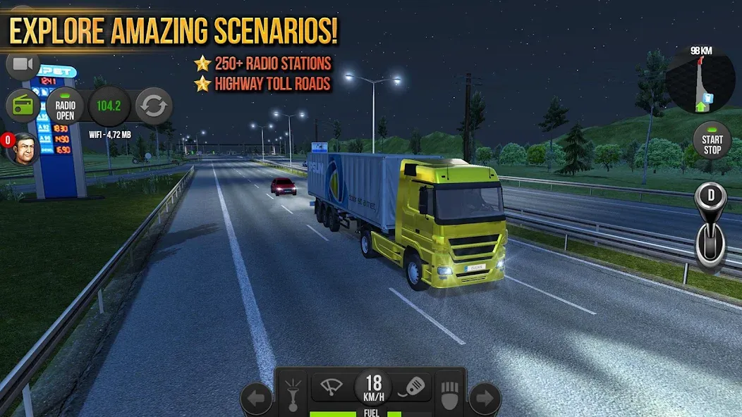 Truck Simulator : Europe  [МОД Много денег] Screenshot 2