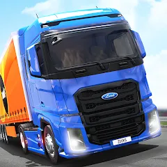 Скачать взломанную Truck Simulator : Europe  [МОД Много денег] - стабильная версия apk на Андроид