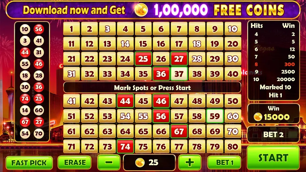 Keno Prime - Super 3X Payout (Кено Приме)  [МОД Mega Pack] Screenshot 2
