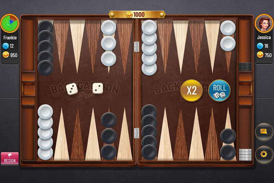 Backgammon Plus - Board Game (Бэкгаммон Плюс)  [МОД Unlimited Money] Screenshot 1