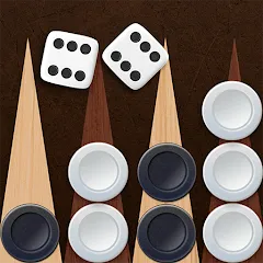 Взломанная Backgammon Plus - Board Game (Бэкгаммон Плюс)  [МОД Unlimited Money] - последняя версия apk на Андроид