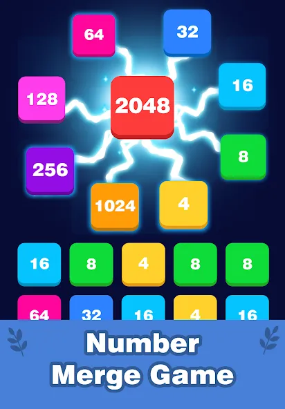 2248 Number block puzzle 2048 (Две тысячи двести сорок восемь)  [МОД Unlimited Money] Screenshot 1