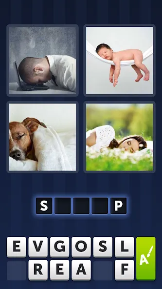 4 Pics 1 Word (Картинки 1 Слово)  [МОД Бесконечные деньги] Screenshot 5