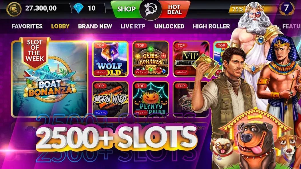 SpinArena Online Casino Slots (СпинАрена Онлайн Казино Слоты)  [МОД Много денег] Screenshot 1