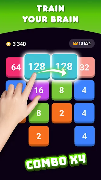 2048: Puzzle Game! Merge Block (Две тысячи сорок восемь)  [МОД Меню] Screenshot 5