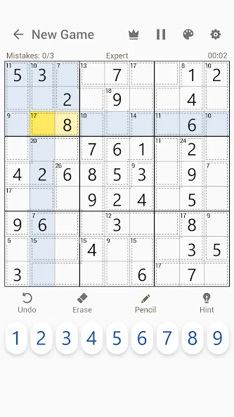 Killer Sudoku - Sudoku Puzzles  [МОД Бесконечные монеты] Screenshot 5