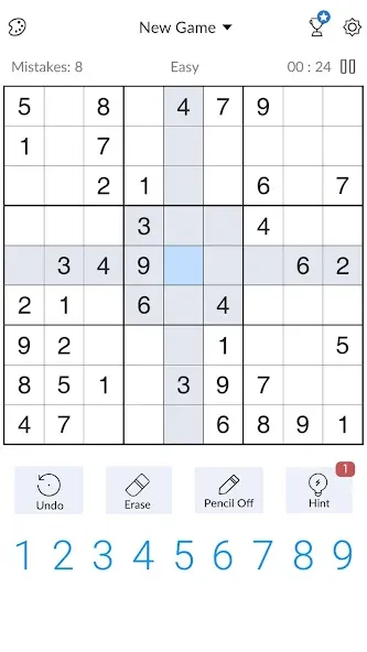 Sudoku - Classic Sudoku Puzzle  [МОД Mega Pack] Screenshot 2