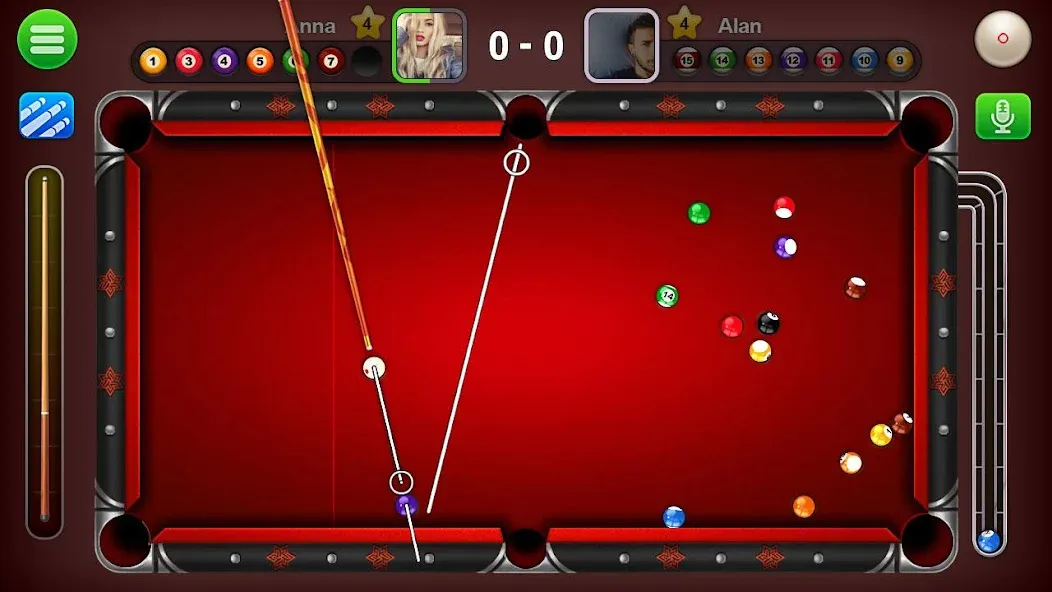 8 Ball Live - Billiards Games (Бол Лайв)  [МОД Mega Pack] Screenshot 1