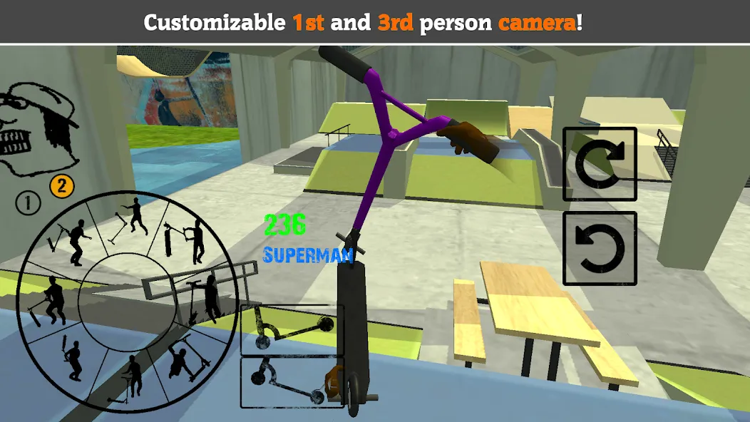 Scooter FE3D 2 (Скутер ФЭ3Д 2)  [МОД Много денег] Screenshot 2