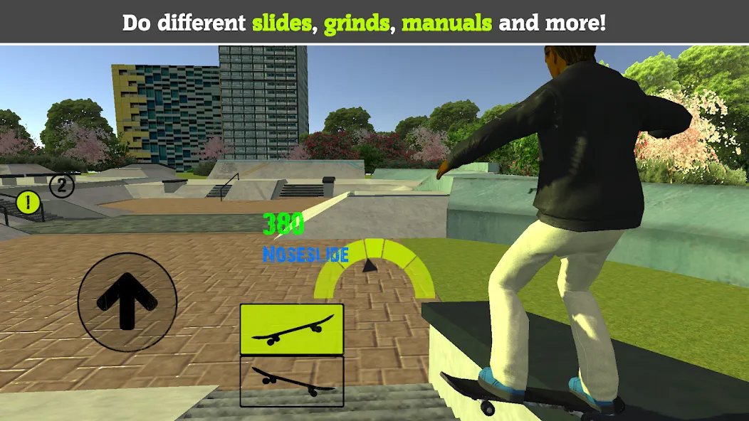 Skateboard FE3D 2 (Скейтборд 3D 2)  [МОД Unlimited Money] Screenshot 1