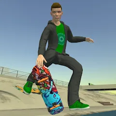 Взлом Skateboard FE3D 2 (Скейтборд 3D 2)  [МОД Unlimited Money] - полная версия apk на Андроид