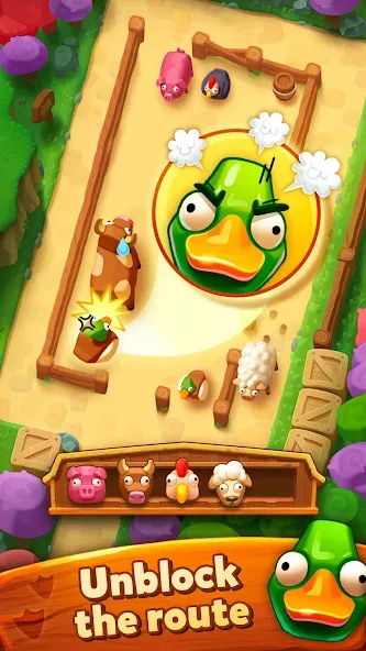 Farm Jam: Animal Parking Game (Фарм Джам)  [МОД Бесконечные монеты] Screenshot 1