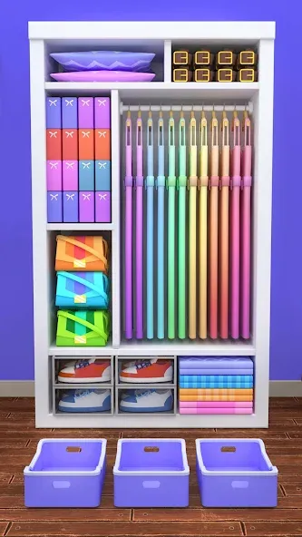 Fill the Closet: Organize Game (Фил зе Клозет)  [МОД Много монет] Screenshot 4