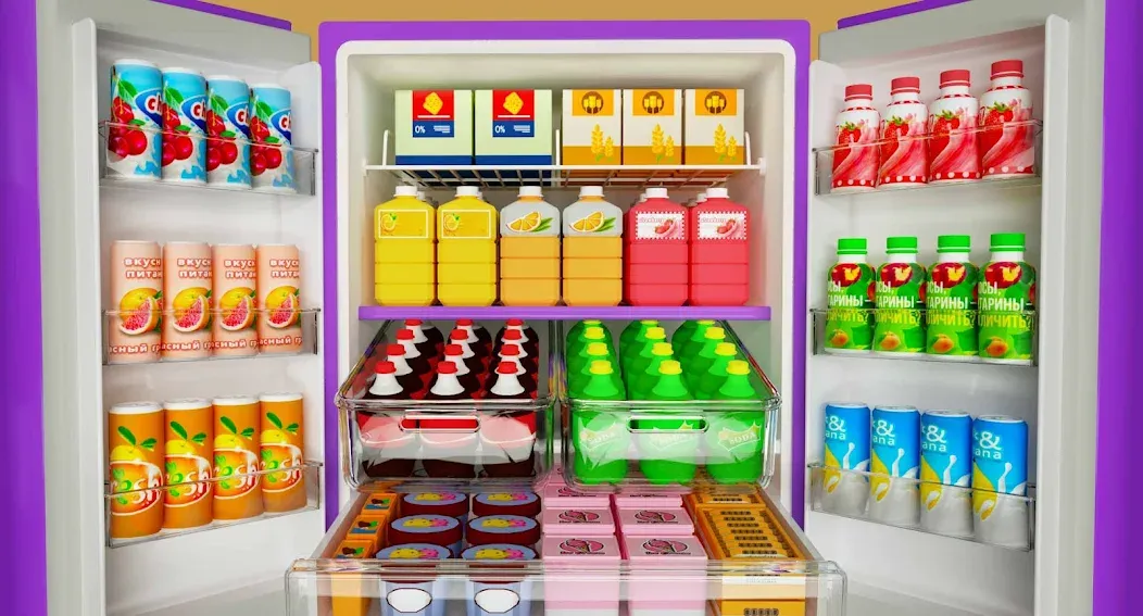 Fill Up Fridge：Organizing Game  [МОД Много денег] Screenshot 1