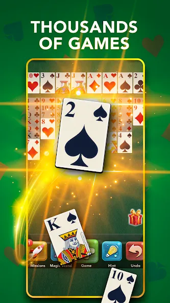 FreeCell Classic Card Game (ФриСел Классическая карточная игра)  [МОД Unlocked] Screenshot 5