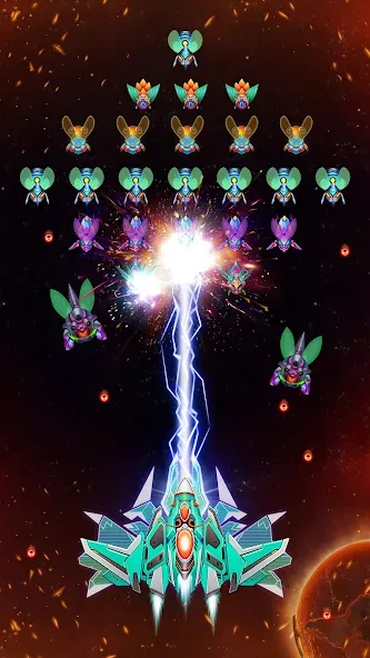 Galaxy Attack - Alien Shooter (Гэлэкси аттак)  [МОД Menu] Screenshot 1