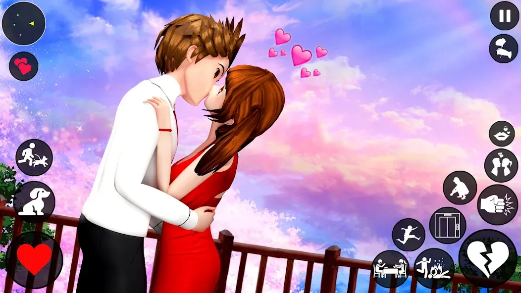 Save the Date 3D: Life Games (Сейв зе Дэйт 3Д)  [МОД Меню] Screenshot 3