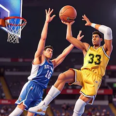 Скачать взломанную Dunk Smash: Basketball Games (Баскетбольные игры)  [МОД Все открыто] - полная версия apk на Андроид