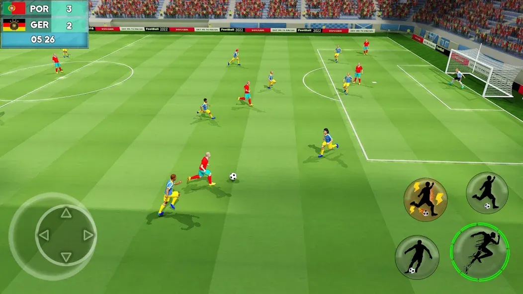 Play Football: Soccer Games (тар Футбол 23)  [МОД Бесконечные монеты] Screenshot 3