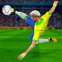 Скачать взлом Play Football: Soccer Games (тар Футбол 23)  [МОД Бесконечные монеты] - последняя версия apk на Андроид