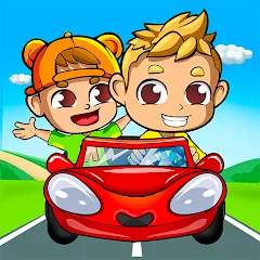 Взломанная Vlad and Niki: Car Games  [МОД Бесконечные монеты] - стабильная версия apk на Андроид