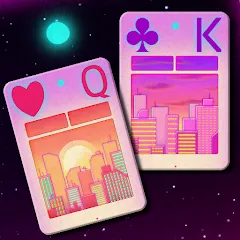 Скачать взломанную FLICK SOLITAIRE - Card Games (ФЛИКК)  [МОД Все открыто] - стабильная версия apk на Андроид