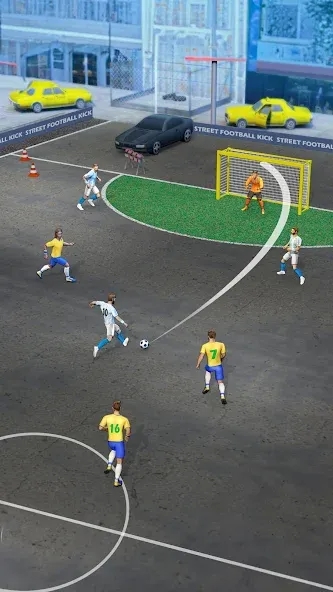 Street Football Kick Games (Уличный футбол Игры с ударами)  [МОД Бесконечные деньги] Screenshot 3