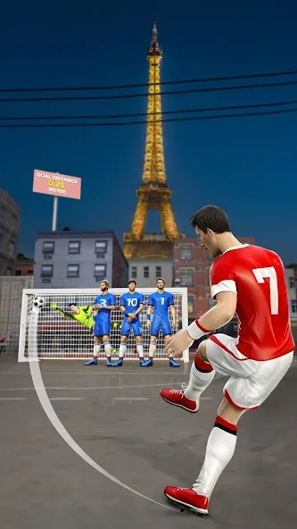 Street Football Kick Games (Уличный футбол Игры с ударами)  [МОД Бесконечные деньги] Screenshot 5