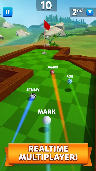 Golf Battle (Гольф баттл)  [МОД Menu] Screenshot 2