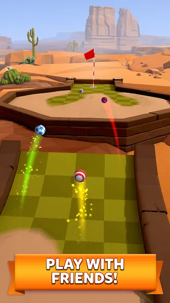 Golf Battle (Гольф баттл)  [МОД Menu] Screenshot 3