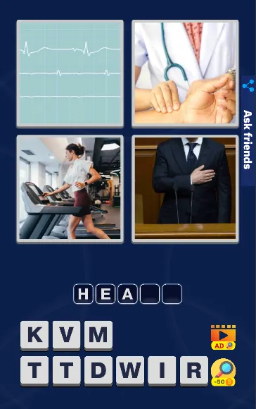 4 Pics 1 Word Quiz Game  [МОД Бесконечные деньги] Screenshot 2