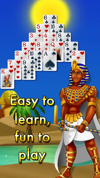 Pyramid Solitaire - Egypt (Пирамиды пасьянс)  [МОД Бесконечные монеты] Screenshot 3