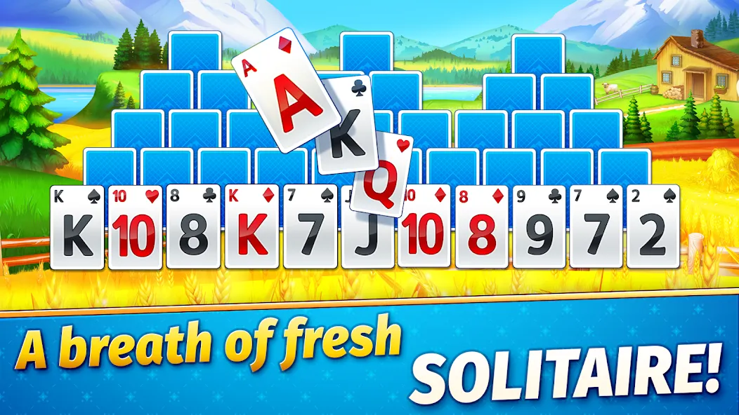 Solitaire Golden Prairies  [МОД Unlimited Money] Screenshot 1