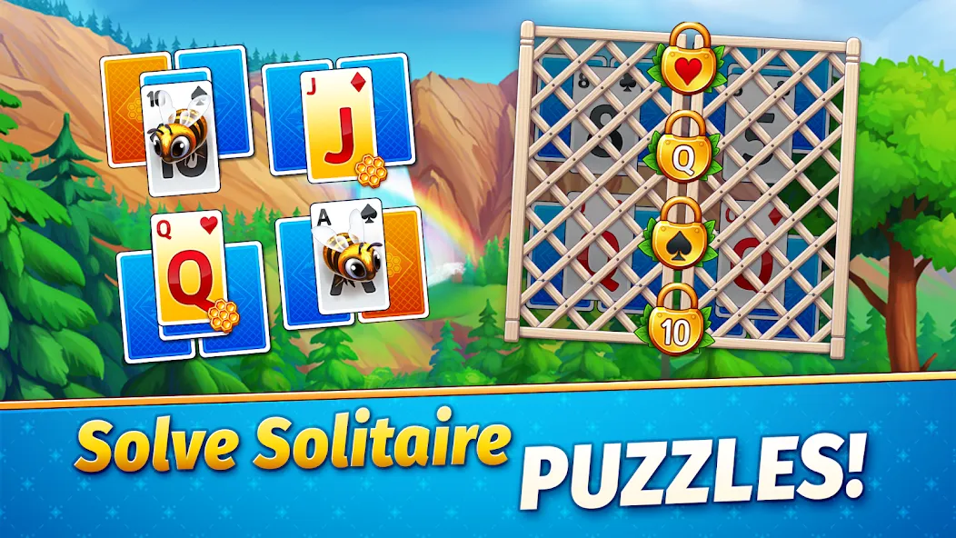 Solitaire Golden Prairies  [МОД Unlimited Money] Screenshot 4