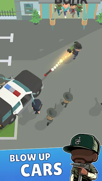 Merge Gangster Heist vs Police (Мердж Гангстер Хейст)  [МОД Бесконечные монеты] Screenshot 5