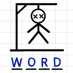 Взломанная Hangman Words:Two Player Games  [МОД Unlimited Money] - последняя версия apk на Андроид