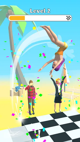 Human Flip: Jump Master Game (Хуман Флип)  [МОД Mega Pack] Screenshot 2