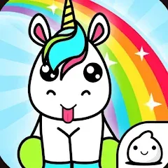 Скачать взлом Unicorn Evolution Merge Kawaii (Юникорн Эволюшн Мерж Кавай)  [МОД Много монет] - последняя версия apk на Андроид