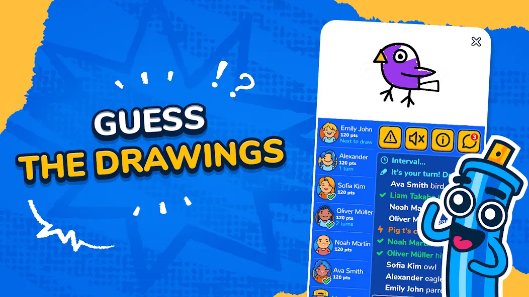 Gartic.io - Draw, Guess, WIN  [МОД Menu] Screenshot 1