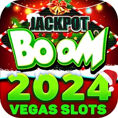 Взломанная Jackpot Boom Casino Slot Games (Джекпот Бум Казино Игры на Слотмашинах)  [МОД Много монет] - полная версия apk на Андроид