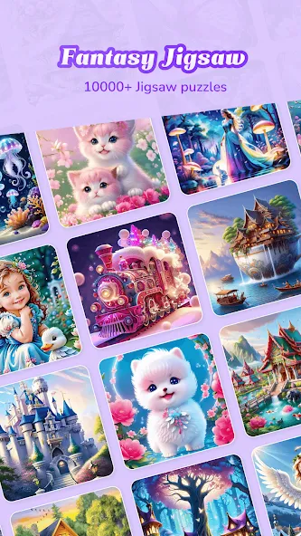 Fantasy Jigsaw - HD Puzzle (Фэнтези Пазл)  [МОД Много монет] Screenshot 1