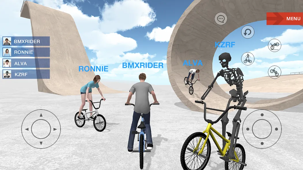 BMX Space (БМХ Спейс)  [МОД Menu] Screenshot 2