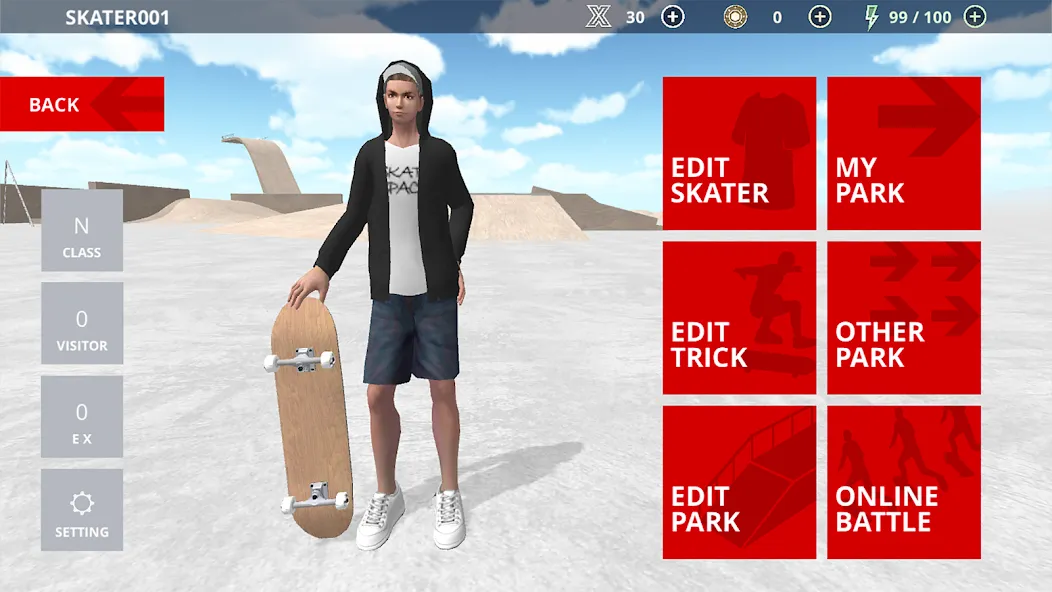 Skate Space (Скейт Спейс)  [МОД Unlimited Money] Screenshot 5